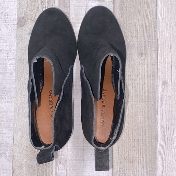 Lucky Brand suede leather booties size 8 - Picture 4 of 10